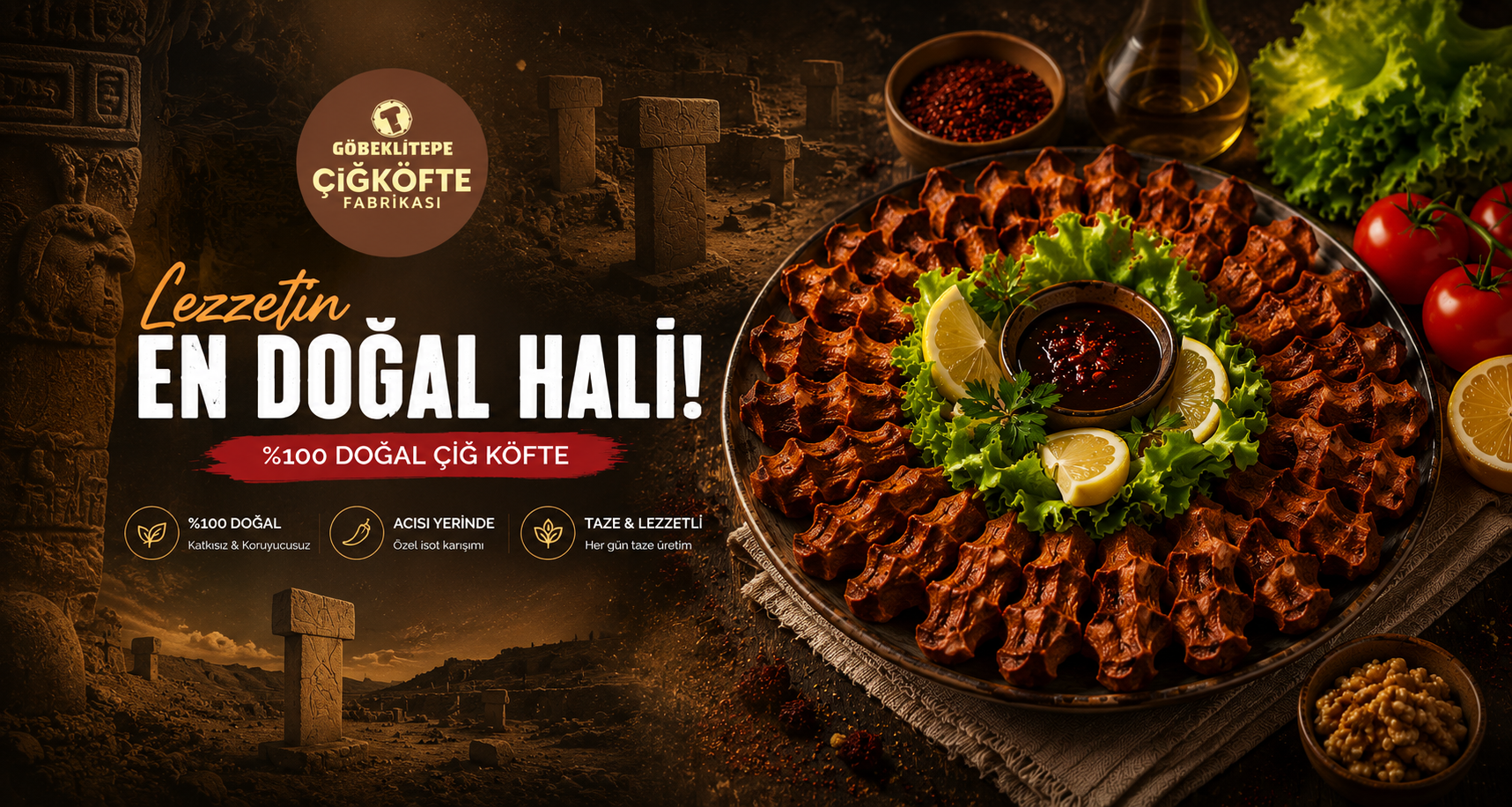 Göbeklitepe mirasından ilham — lezzetin en doğal hali